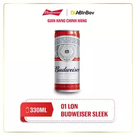 Bia Budweiser Lon 330ml-NP -Budweiser