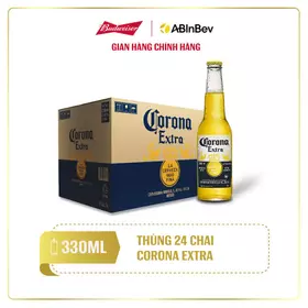 Thùng 24 Bia Corona Extra Chai330ml -Budweiser